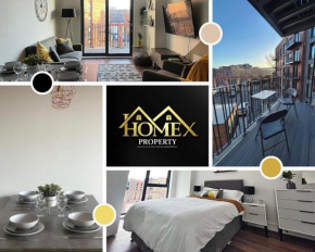 Great Central Luxury Two Bedroom Apartment by Homex Property Serviced Accommodation Sheffield